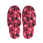 Karate Pattern Print Slippers