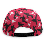 Karate Pattern Print Snapback Cap