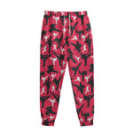 Karate Pattern Print Sweatpants