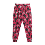 Karate Pattern Print Sweatpants