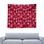 Karate Pattern Print Tapestry