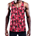 Karate Pattern Print Training Tank Top