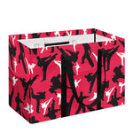 Karate Pattern Print Utility Tote Bag