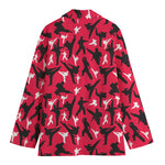 Karate Pattern Print Women's Blazer