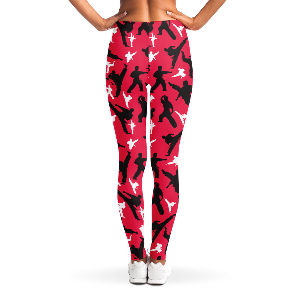 Karate Pattern Print Women's Leggings