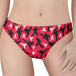 Karate Pattern Print Women's Thong