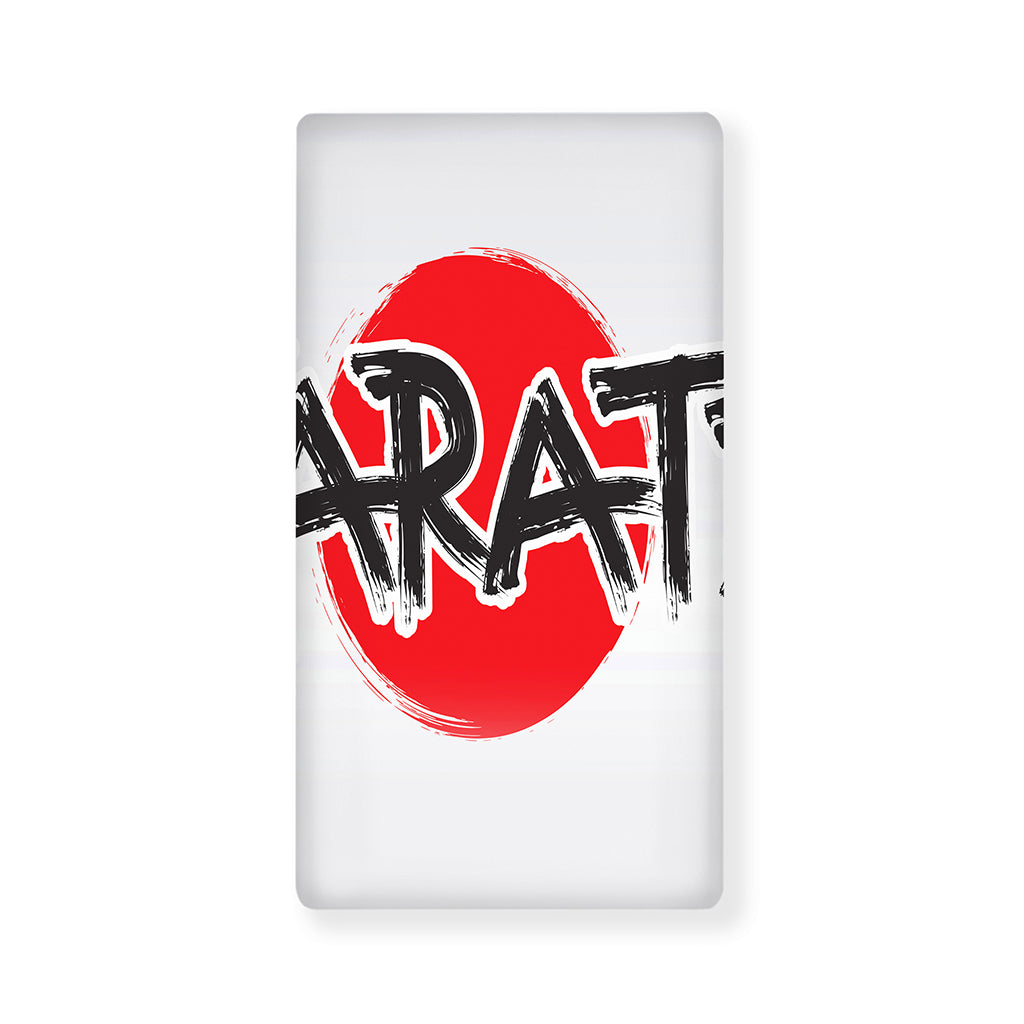 Karate Text Print Baby Crib Sheet