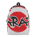 Karate Text Print School Backpack