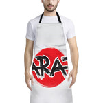 Karate Text Print Bib Apron With Pocket