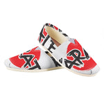 Karate Text Print Casual Shoes