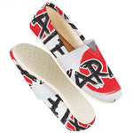 Karate Text Print Casual Shoes