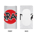 Karate Text Print Changing Pad Cover