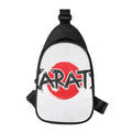 Karate Text Print Sling Bag