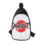 Karate Text Print Chest Bag