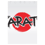 Karate Text Print Curtain