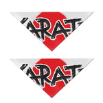 Karate Text Print Dog Bandana