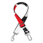 Karate Text Print Dog Seat Belt