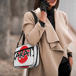 Karate Text Print Double Strap Bible Bag