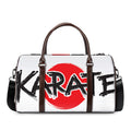 Karate Text Print Duffel Bag