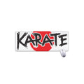 Karate Text Print Extended Mouse Pad