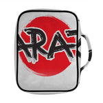 Karate Text Print Front Pocket Bible Bag