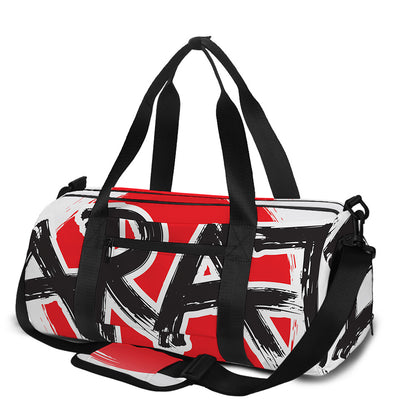 Karate Text Print Gym Bag