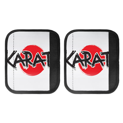 Karate Text Print Handle Covers