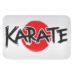 Karate Text Print Indoor Door Mat