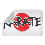 Karate Text Print Indoor Door Mat