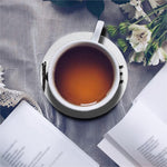 Karate Text Print Leather Coaster Set