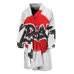 Karate Text Print Men's Bathrobe