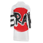 Karate Text Print Men's Bathrobe