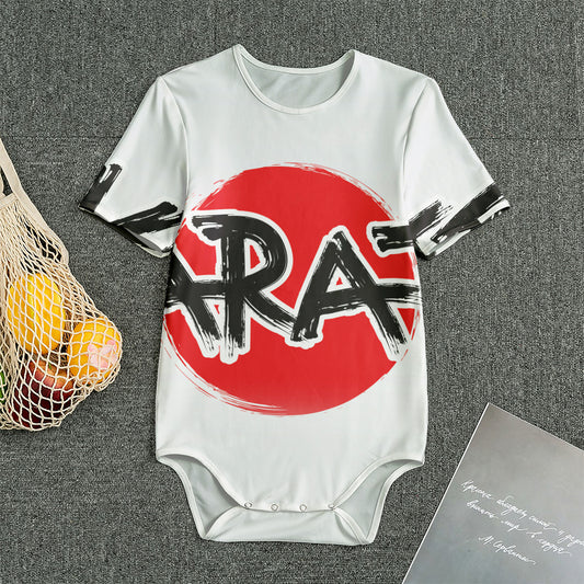 Karate Text Print Men's Bodysuit