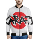 Karate Text Print Men's Bomber Jacket