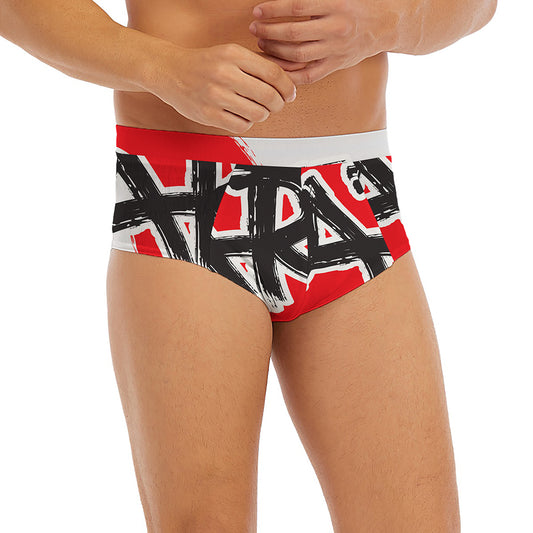 Karate Text Print Men's Briefs