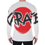 Karate Text Print Men's Long Sleeve T-Shirt