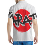 Karate Text Print Men's Polo Shirt