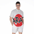 Karate Text Print Men's Romper