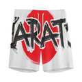 Karate Text Print Men's Athletic Shorts