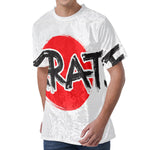 Karate Text Print Men's Velvet T-Shirt