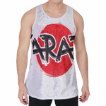 Karate Text Print Men's Velvet Tank Top