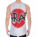 Karate Text Print Men's Velvet Tank Top