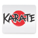 Karate Text Print Mouse Pad