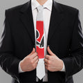 Karate Text Print Necktie