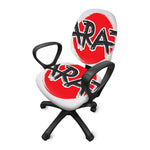 Karate Text Print Office Chair Cover