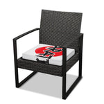 Karate Text Print Outdoor Seat Cushion Cover