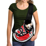 Karate Text Print Pet Sling Carrier
