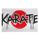 Karate Text Print Placemat