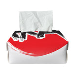 Karate Text Print Rectangle Tissue Box Cover