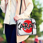 Karate Text Print Shoulder Strap Bible Bag